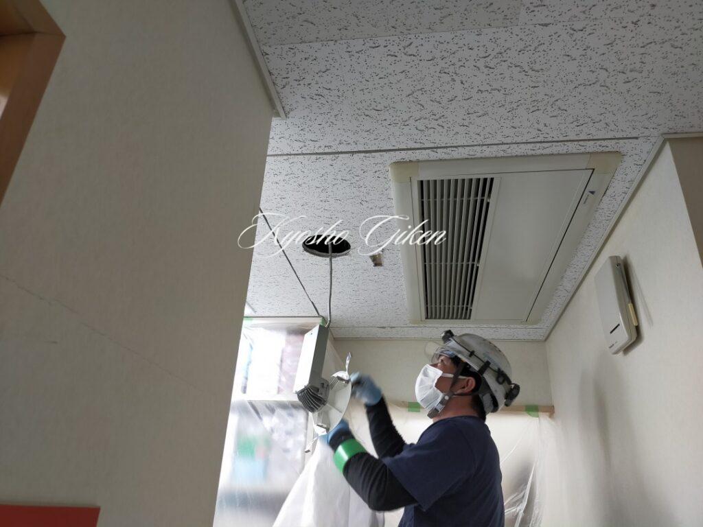 浜松市にて空調機更新工事