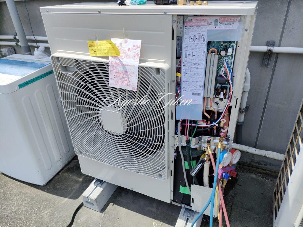 浜松市にて空調機更新工事を実施しました。
