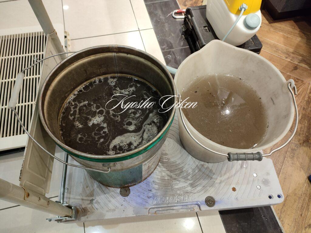 浜松市の飲食テナント様にて空調設備修理を実施、ダイキン工業製の天カセエアコン洗浄作業をしました。