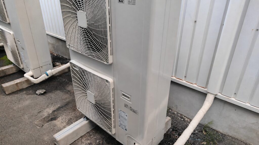 更新後の室外機の様子